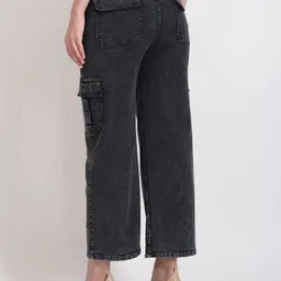 tyffyn Women Boot-Leg High Rise Black Jeans image 2