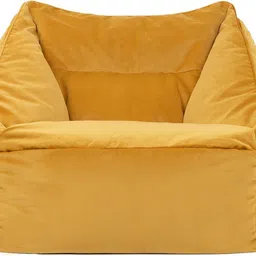 4XL GIGLICK RoyalSit Velvet Lounge Bean Bag Accent Chair Living Room Furniture | Bean Bag Chair With Bean Filling-picture-15