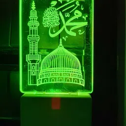 jkart Multicolour 3D lamp Islamic N1 Design Night Lamp with 7 Color Changing Light Night Lamp-picture-13