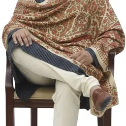 Sprha Wool Printed Men Shawl image 2