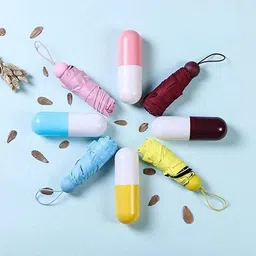 jeny Travel Umbrella Windproof and UV Protection with Capsule Case - Capsual Umbrella Umbrella image 5