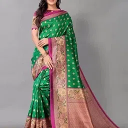 Printed Mysore Art Silk Saree-image-13
