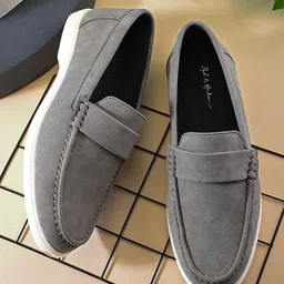 mast & harbour Loafers For Men-picture-37