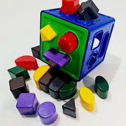 saffron trade shape sorter cube Activity Fun Geometrics Shape Blocks Educational Learning Toys image 4