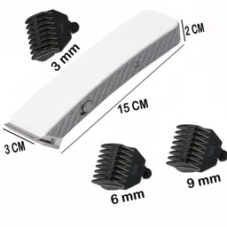 DMG Waterproof Professional Rechargeable Beard Mustache Trimmer High Power Fully Waterproof Grooming Kit 120 minRuntime 5 Length Settings image 3