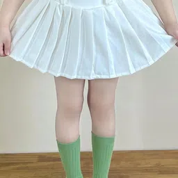 LULU & SKY Girls Pleated Flared Mini Skirt image 5