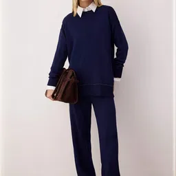 Trendyol Round-Neck Long-Sleeve Top With Trouser-picture-39