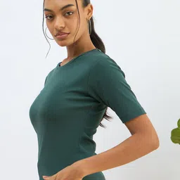 SASSAFRAS BASICS Women Slim Fit T-shirt image 4