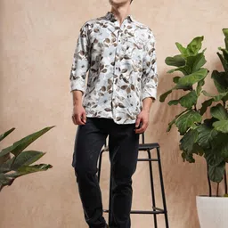 ALLWIN PAUL Men Grey Shirts image 3