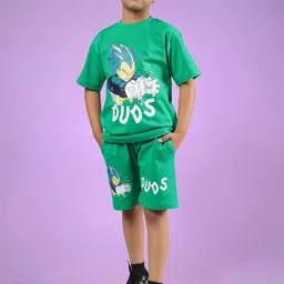 WEARDUDS Unisex Kids Printed T-shirt with Shorts-picture-18