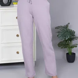 Mlada Women Relaxed High-Rise Trousers-image-85