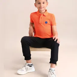 U.S. Polo Assn. Kids Boys Brand Logo Polo Collar T-shirt-picture-43