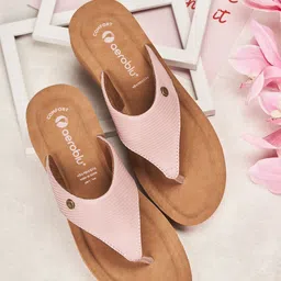 Aeroblu Women Open Toe Wedge Heel Sandals-image-21