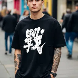 BENNY BROOKS Graphic Printed Oversized Cotton T-shirt-picture-36