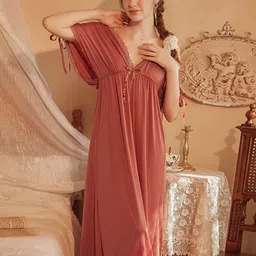 StyleCast V-Neck Kaftan Baby Doll With Brief-image-63