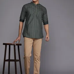 Anouk Men Striped Kurta image 4