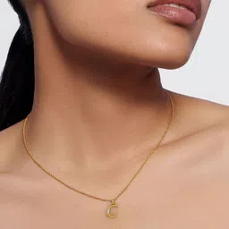 KISNA DIAMOND AND GOLD JEWELLERY 18KT Yellow Gold Diamond Pendent 0.01 CT-picture-23