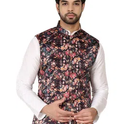 JEXI Men Floral Printed Regular Kurta with Pyjamas-picture-24