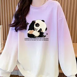 JC Mode Women Graphic Printed Sweatshirt image 2