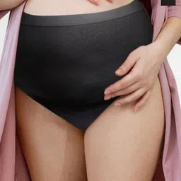 NEWMOM Pack Of 2 High-Rise Seamless Breathable Maternity Support Briefs 0803-212-image-66