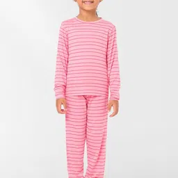 Nuego Girls Striped Night suit-image-22