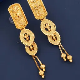 DIVASTRI Gold-Plated Brass Earrings image 4