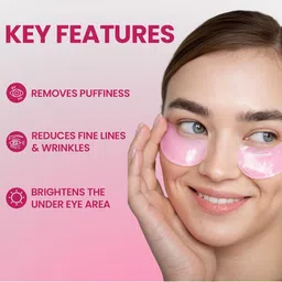 Jaquline USA 2% Glycolic Under Eye Patches With Caffeine & Aloe Vera Extract - 30 g image 4