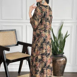 Anni Designer Women Geometric Printed Kurta with Palazzo & Dupatta image 4