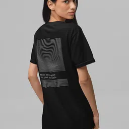 TheBTclub Women Activchill Graphic Printed Round Neck Cotton Relaxed Fit T-shirt-picture-14