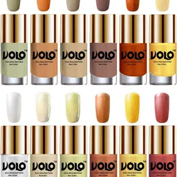 VOLO Set Of 12 Luxury Super Shine Nail Polish - 9.9 ml Each-Combo No-97 image 1