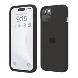 INNOPACE Unisex iPhone 14 Solid Sleek Grip Scratch & Impact Resistant Back Case-image-98