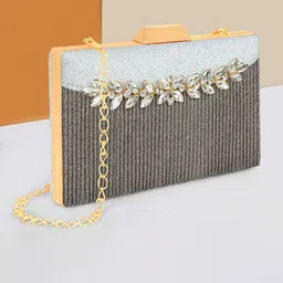 MISHA Embellished Box Clutch-picture-11