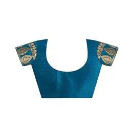 DIVASTRI Woven Design Zari Silk Blend Banarasi Saree image 5