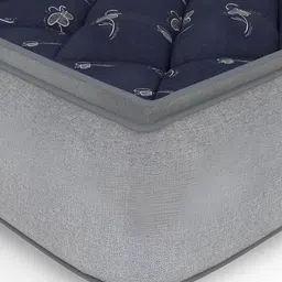 COIRFIT Navy blue & Grey Quilted Cotton Orthopedic Double Size Mattress image 3