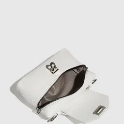 bebe Textured PU Structured Handheld Bag image 4