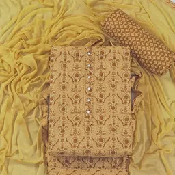 MANJUFABB Dyed Unstitched Dress Material-picture-25