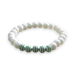 AccessHer Unisex Artificial Beaded Elasticated Bracelet image 3