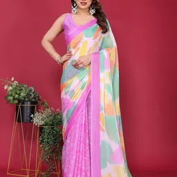 ROOP SUNDARI SAREES Tie and Dye Zari Saree image 5