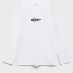 Mango Kids Boys Pure Cotton Typography Printed T-shirt-picture-21