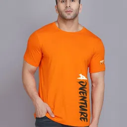 TEEFOX Typography Printed Short Sleeves Round Neck Casual T-shirt-image-74