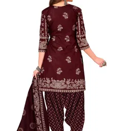 shree jeenmata collection Printed Pure Cotton Unstitched Dress Material image 3