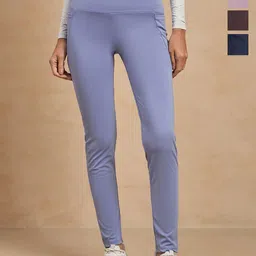 COLOR CAPITAL Women Pack of 4 Skin Fit Antimicrobial Tights-picture-35