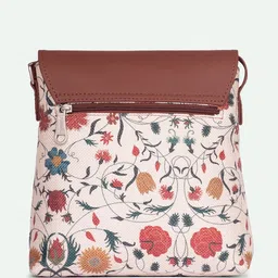 ZOUK Junagarh Women Floral Printed Crossbody Embroidered Sling Bag image 4