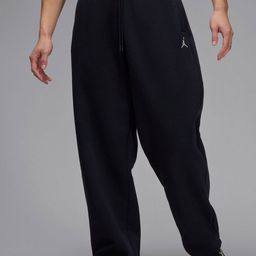 Nike Jordan Brooklyn Fleece Men's Solid Mid-Rise Loose Fit Regular Trousers-picture-8