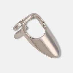 SOHI Set Of 2 Silver-Plated Stone-Studded Finger Ring image 3