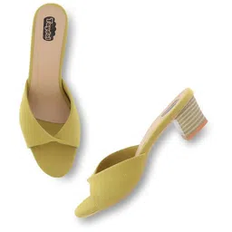 TAYDOL Women Open Toe Block Heels image 4