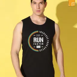 WOOSTRO Men Pack Of 2 Typography Printed Scoop Neck Cotton Slim Fit T-shirts-picture-27