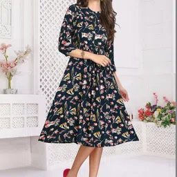 GREAT OUTFITS Floral Printed Kurti-image-37