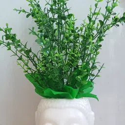 Ductor Natural Looking Artificial Plant With Buddha Pot. Home,Office Decoration Wild Artificial Plant with Pot-picture-16