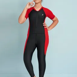 BAESD Girls Color Blocked Round Neck Leg Suit-image-88